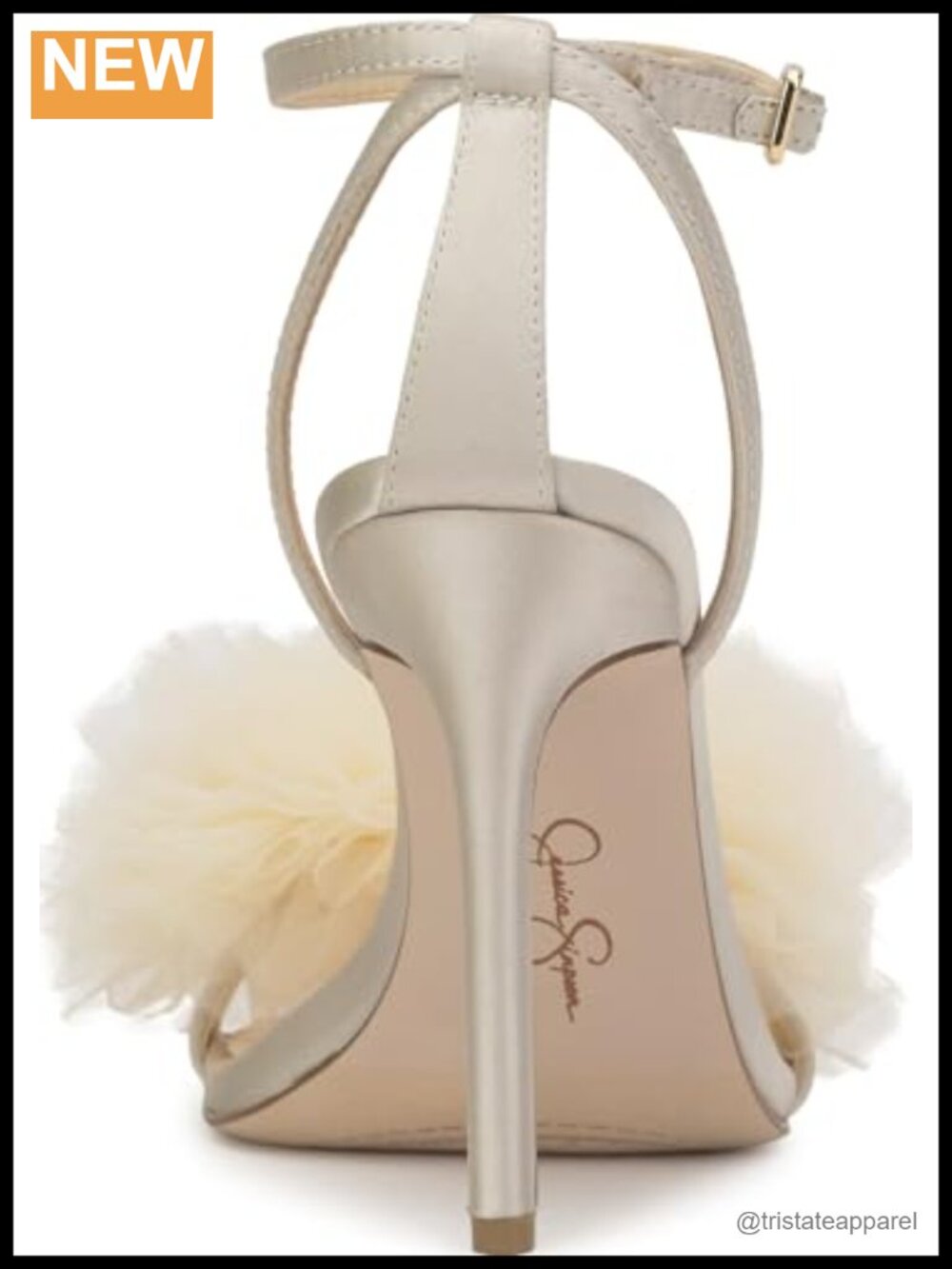 Textile Mesh Stiletto Heel Sandals - Picture 3 of 6